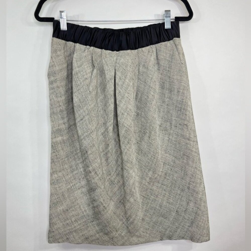 Derek Lam A-Line Skirt Gray Women's Size 10 Side Pockets